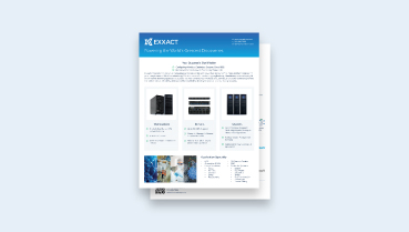 Exxact Solutions Offerings