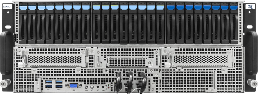 Exxact TensorEX 4U Server - 2x Intel Socket E2 LGA-4710 Xeon 6