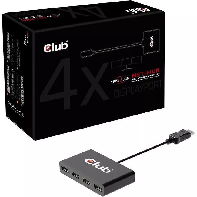 Club 3D Announces Next Generation Multi Stream Transport (MST) Hubs