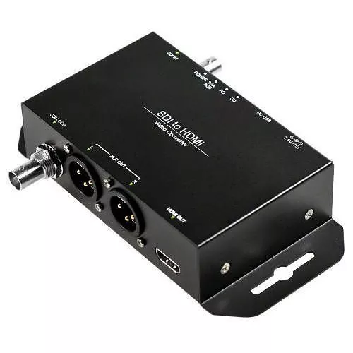 YUAN SDI TO HDMI AUDIO DE-EMBEDDER XLR Signal Converter | Exxact