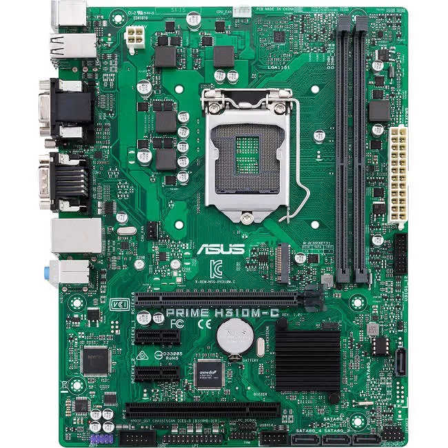 ASUS PRIME H310M-C/CSM Desktop Motherboard - Intel H310 Chipset