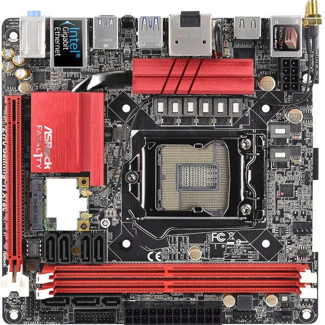 ASRock Z170 GAMING-ITX/AC Desktop Motherboard - Intel Z170 Chipset ASRock Z170 GAMING-ITX/AC Desktop Motherboard - Intel Z170 Chipset