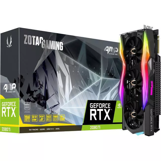 ZOTAC ZT-T20810C-10P Gaming GeForce RTX 2080 Ti AMP Extreme Core Graphic  Card | Exxact