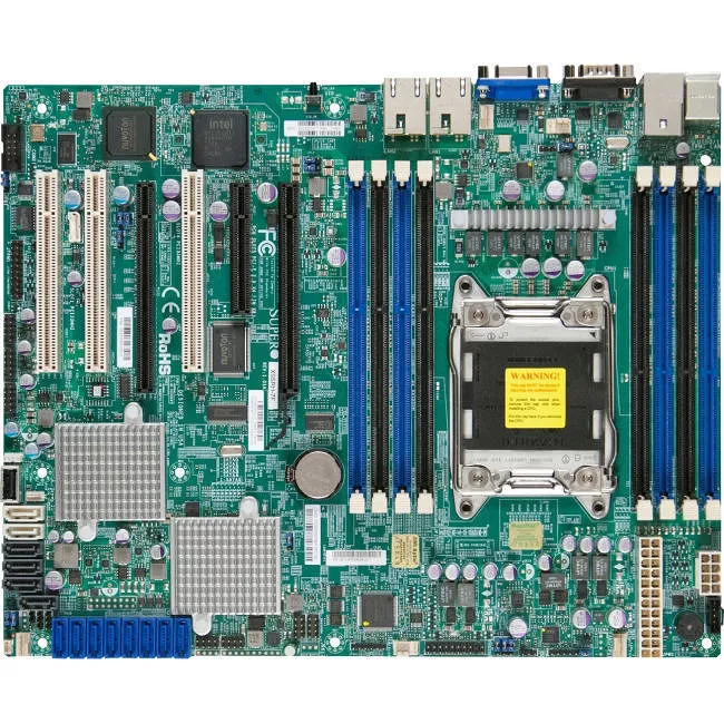Supermicro MBD X9SRH 7F O Server Motherboard Intel C602 J LGA 2011 Exxact