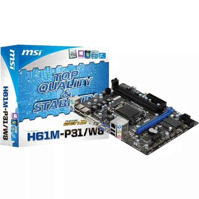 MSI-H61M-P31/W8-00