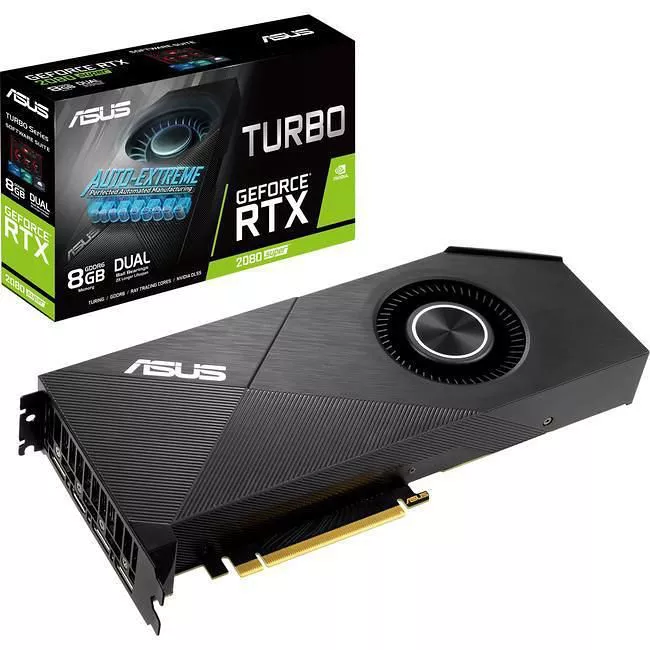 ASUS TURBO-RTX2080S-8G-EVO NVIDIA GeForce RTX 2080 Super - 8 GB GDDR6- Graphics Card Exxact