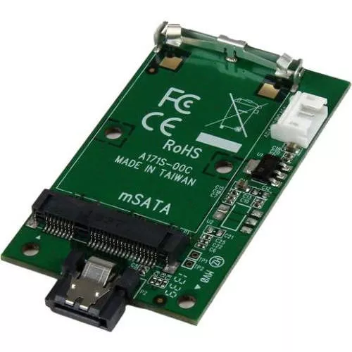 himmelsk køber opretholde StarTech SAT32MSATM SATA to mSATA SSD Adapter - Port Mounted SATA to Mini  SATA Converter Card | Exxact
