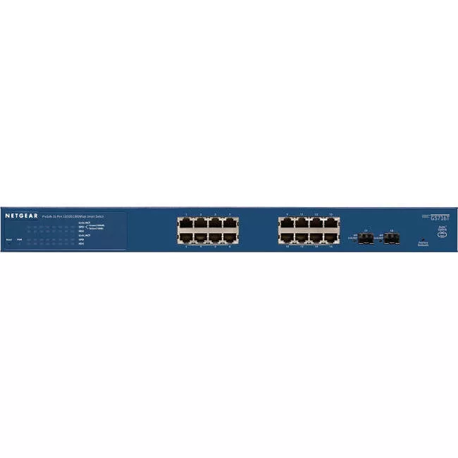 NETGEAR GS716T-300NAS 16-Port Smart Managed Pro Switch, GS716T