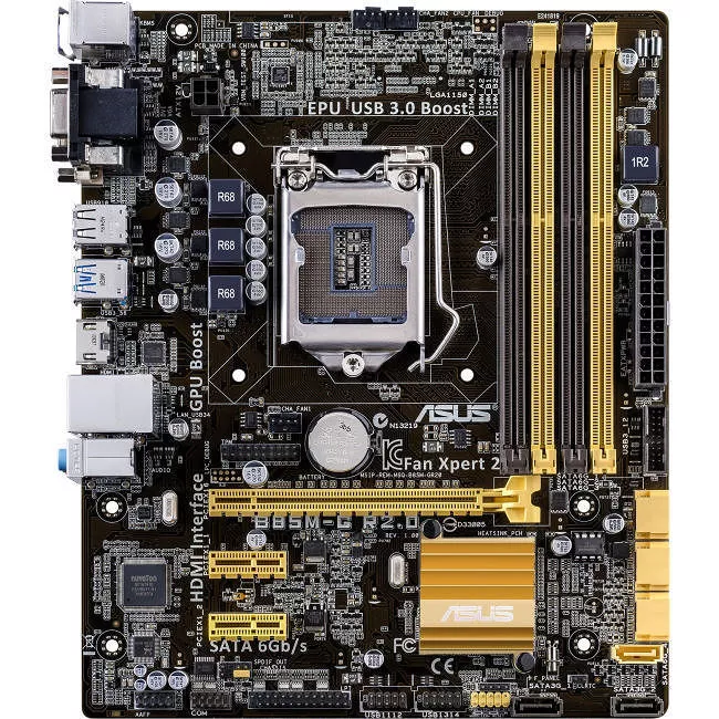 ASUS B85M-G R2.0 Desktop Motherboard - Intel B85 Express Chipset 
