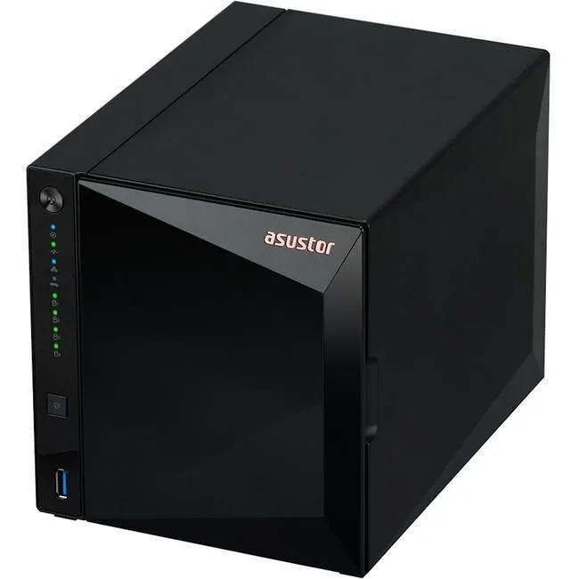 ASUSTOR AS1104T 4 Bay NAS Drivestor 4 - Quad-Core - 1GB DDR4 - 2.5GbE