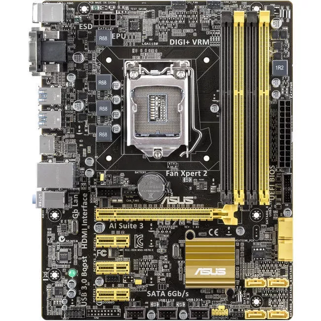 ASUS H87M-E Desktop Motherboard - Intel H87 Express Chipset 