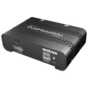 DP Matrox D2G-DP2D-IF DualHead2Go Digital SE MultiView USB DVI 